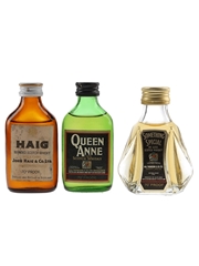 Haig, Queen Anne & Something Special Bottled 1970s 3 x 5cl / 40%