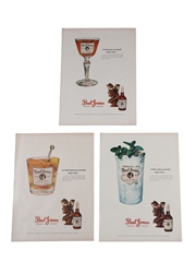 Paul Jones Fine Blended Whisky Adverts 1940s Paul Jones Advertising Prints 3 x 36cm x 26cm