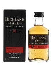 Highland Park 18 Year Old Bottled Pre 2012 5cl / 43%