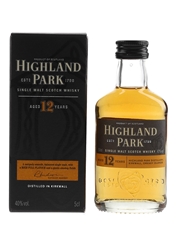 Highland Park 12 Year Old Bottled Pre 2012 5cl / 40%