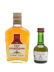 Courvoisier Luxe 3 Star Bottled 1960 - 1970s 3cl & 8cl / 40%