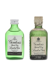 Gordon's Gin Miniatures Bottled 1950s 2 x 5cl