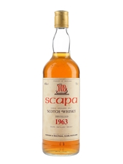 Scapa 1963 Gordon & MacPhail Bottled 1980s 75cl / 40%