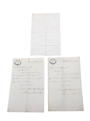 Bristol Distillery Correspondence, Purchase Receipts & Invoices (20). William Pulling & Co. Dated 1864-1889.