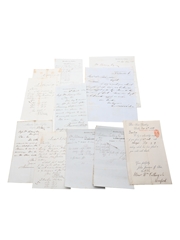 Jameson, Dublin Correspondence, Purchase Receipts & Invoices (13). William Pulling & Co. Dated 1847-1887