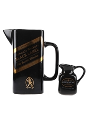 Johnnie Walker Black Label & Glengoyne Ceramic Water Jugs