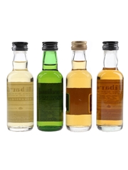 Tullibardine Malt Scotch Whisky Including 10 Year Old, Sovereign & 228 Burgundy Cask 4 x 5cl