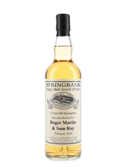 Springbank 22 Year Old Bottled 2016 - Private Cask Bottling 70cl / 52.1%