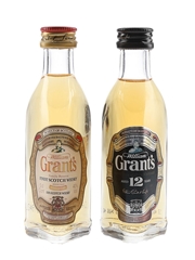Grant's Family Reserve & 12 Year Old  2 x 5cl / 40%