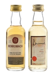Benromach Single Malt & Benromach 12 Year Old Bottled 1990s 2 x 5cl / 40%