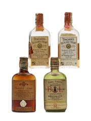 4 x Blended Scotch Whisky US Release Miniature