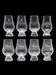 Glencairn Glasses Whisky Vault, Abbey Whisky, Trebitsch & Glenmorangie 8 x 11cm