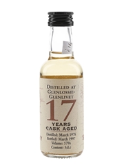 Glenlossie Glenlivet 1978 17 Year Old Bottled 1997 - The Whisky Connoisseur 5cl / 57%
