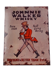 Johnnie Walker Striding Man Tin Sign