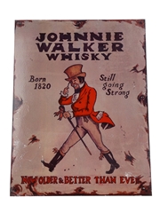 Johnnie Walker Striding Man Tin Sign  