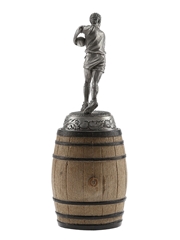 Sterling & Classic Rugby Player Figurine Cork Stopper  12cm Tall