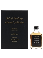 Macallan 25 Year Old Giants Causeway Whisky Minis - British Heritage Limited Collection 5cl / 46.6%