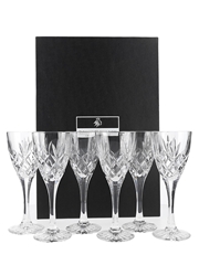 Royal Doulton Crystal Wine Glasses  6 x 20cm