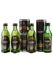 Glenfiddich 12 Year Old & Pure Malt Bottled 1990s-2000s 4 x 5cl / 40%