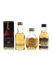 Dewar's 12 Year Old, Dimple 12 Year Old & Langs Select 12 Year Old