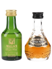Wallace & Irish Mist Whisky Liqueur  2 x 5cl / 35%