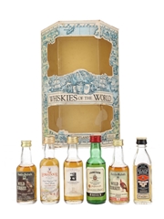 Whiskies Of The World Miniatures Set  6 x 5cl / 40%