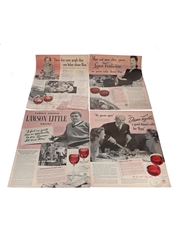 12 Wine Advertising Prints 1940s