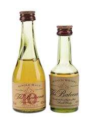 Balvenie 10 Year Old Founder's Reserve & Founder's Reserve Bottled 1980s 2 x 3cl-5cl / 40%