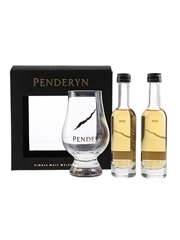 Penderyn Aur Cymru With Nosing Glass Madeira Finish 2 x 5cl / 46%