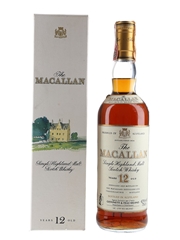 Macallan 12 Year Old Bottled 1980s-1990s - Giovinetti 75cl / 43%