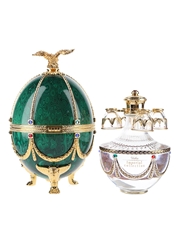 Faberge Art's Applied Craft Imperial Vodka Green Faberge Egg 70cl / 40%