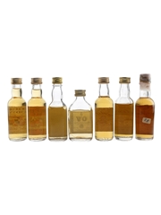 Assorted Blended Scotch Whisky Mother's Toddy, The Nineteenth Hole, Old Court 12 Year Old, OV 8 Year Old, Royal Cask, Pheasant Plucker & Purely Medicinal 7 x 4.7-5cl / 40%