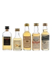 Assorted Blended Scotch Whisky DYC, Glen Calder, Loch Lomond, Burn Stewart 5 Year Old & The Nethybridge Hotel 5 x 5cl