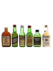 Abbot's Choice, Black Bottle, Glenturret, J&B, Teacher's Highland Cream & Queen Anne