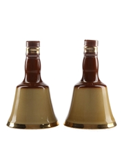 Bell's Ceramic Decanters Bottled 1980 2 x 5cl / 41.5%