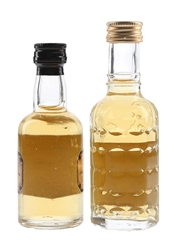 Tamnavulin Glenlivet & Tormore Glenlivet 10 Year Old Bottled 1970s-1980s 2 x 4cl-5cl