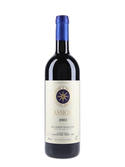 Bolgheri Sassicaia 2003  75cl / 14%