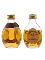 Haig's Dimple & Dimple 12 Year Old Bottled 1970s-1980s 2 x 5cl / 40%