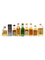 Assorted Blended Scotch Whisky Bell's, Chivas Regal 12, Grant's, J&B, Long John, Pig's Nose, Teacher's & White Horse 8 x 5cl / 40%