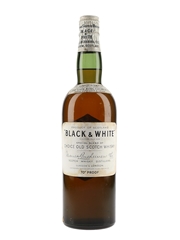 Black & White Spring Cap Bottled 1950s 75cl / 40%