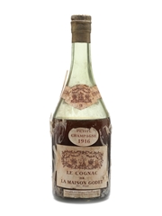 Godet 1916 Petite Champagne Cognac Imported By Lebegue & Co, London 70cl / 40%