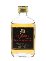 Talisker 100 Proof Black Label Gold Eagle Bottled 1970s-1980s - Gordon & MacPhail 5cl / 57%