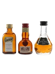 Cointreau, Irish Mist Whisky Liqueur & Grand Marnier  3 x 3cl-5cl