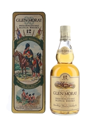 Glen Moray 12 Year Old Bottled 1980s - Scotland's Historic Highland Regiments 75cl / 40%