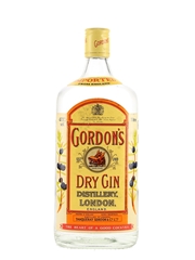 Gordon's Dry Gin Bottled 1970s 100cl / 47.3%