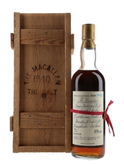 Macallan 1940 Handwritten Label