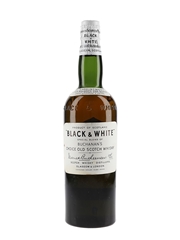 Buchanan's Black & White Spring Cap Bottled 1950s 75cl