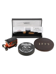 Glenturret Memorabilia Paperweight, Coaster, Pen & Model Truck 
