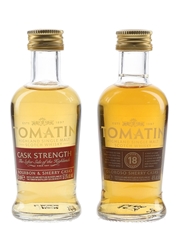 Tomatin Cask Strength & 18 Year Old  2 x 5cl