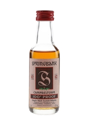 Springbank 12 Year Old 100 Proof Bottled 1990s 5cl / 57%